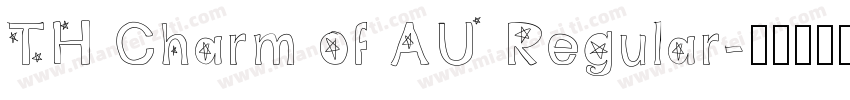 TH Charm of AU Regular字体转换